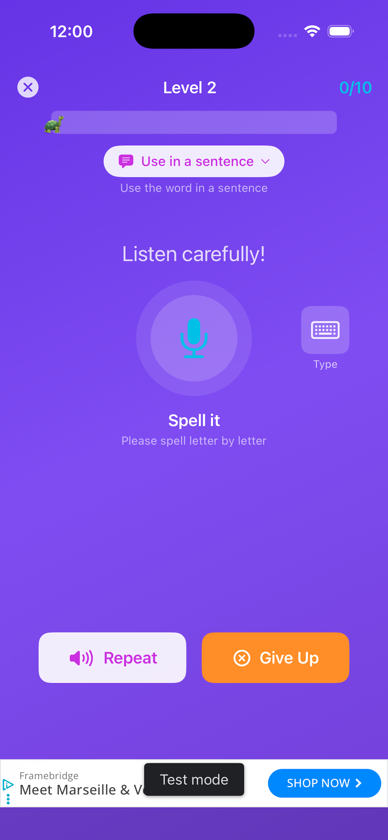 SpellFlare Spelling Input