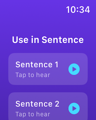 SpellFlare Watch Sentence